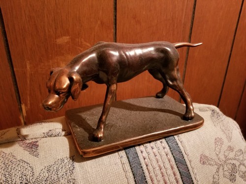 PERRO DE CAZA BAR NONE BRONCE REGISTRADO CALIFORNIA - Imagen 4 de 6
