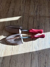 Pair Travel Shoe Tree Keepers Men's Vintage Wooden Plastic Rochester NY