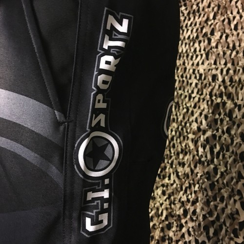 NEW GI Sportz Glide Padded Tournament Paintball Pants - Black/Grey - X-Large - 第 5/12 張圖片