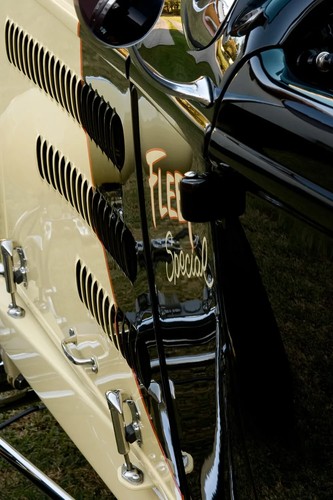 1932 FORD HOOD HANDLES -  POLISHED STAINLESS STEEL - (1 PAIR) - Picture 4 of 7