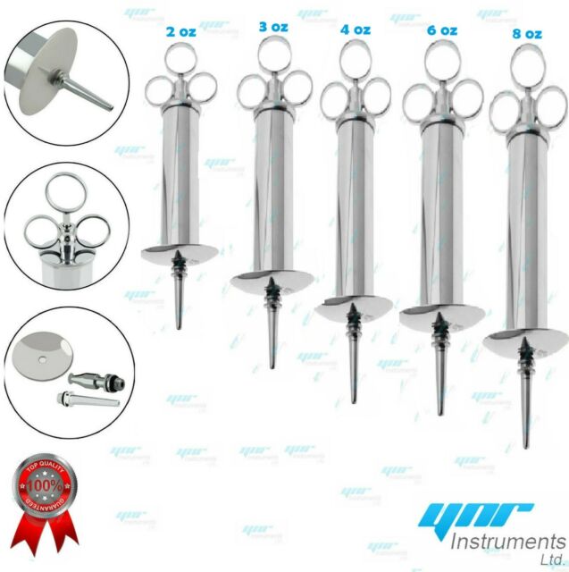 YNR England 2-12oz Ear Syringe Brass Wax Remover Surgical Veterinary Instruments YNR England 2-12oz Ear Syringe Brass Wax Remover Surgical Veterinary Instruments