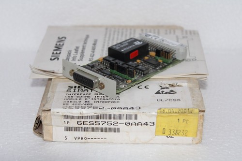 Siemens 6ES5752-0AA43 SIMATIC S5, Interface Module for CP 524 CP 544 & CPU 928B - Picture 1 of 7