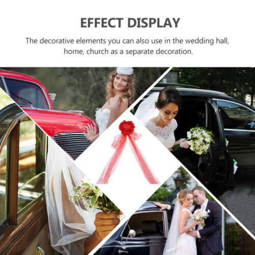 Wedding Car Head Flower Wedding Car Flower Belt Bridal Car Car Decoration - Picture 7 of 12