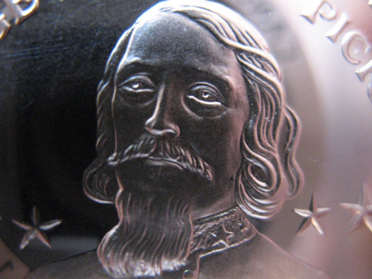 7/8-OZ RAREGEORGE PICKETT FREEMASON BROTHERHOOD MASONIC COIN SILVER.925+GOLD Nieuw HOT