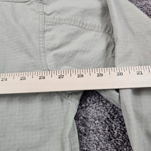 G Unit Shirt Mens 3XL Beige Canvas Riptstop Long Sleeve Heavyweight Pockets Y2K - Picture 11 of 17