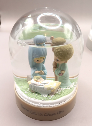 Precious Moments Snow Globes Set of 6 Water Dome Enesco - Picture 3 of 23