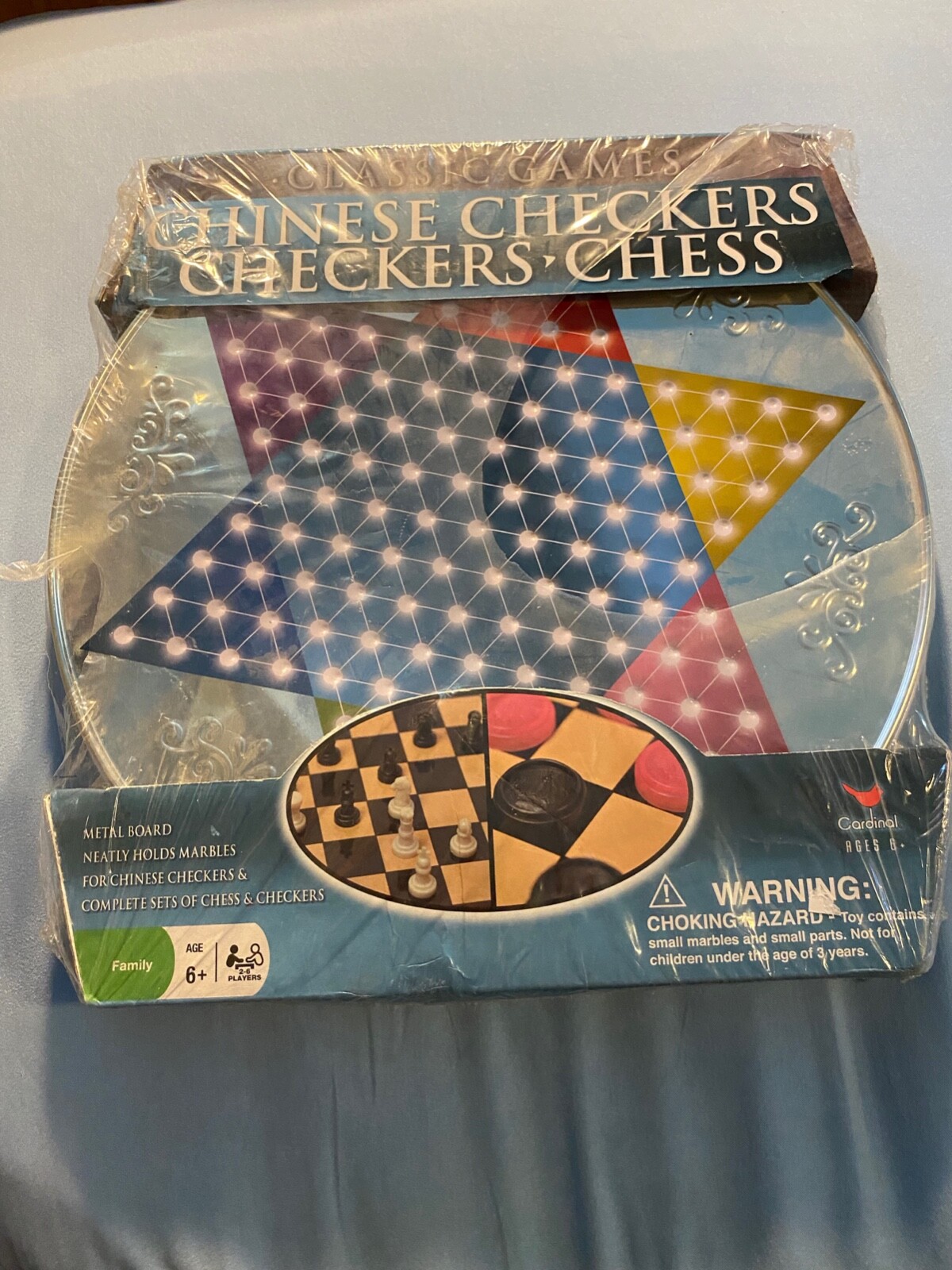 Cardinal Chinese Checkers, Checkers & Chess Metal Tin Box Board Game #25 |  eBay