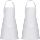 Delantales Con Pechera Con 2 Bolsillos Paquete De 2 Delantales Cocina Para Chef
