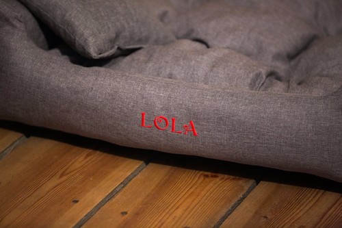 Hundebett Hundesofa Hundeliege Hundekissen GRATIS Bestickung BASEL XS-3XL - Bild 13 von 13