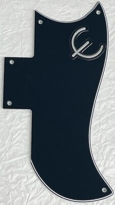 New Great-For Gibson SG  61 Reissue & E Logo Style Guitar Pickguard 4 Ply Black