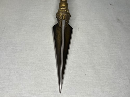 The Shadow, Phurba Dagger, Solid Metal, Display Plaque, Real Prop Replica - Picture 4 of 12