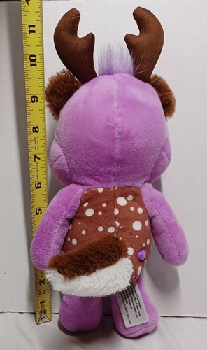 Cuidado Osos Dulce Ciervo Cuidado Oso Púrpura 10" Peluche Animal - Imagen 6 de 8