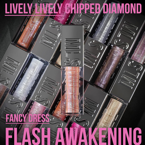 3 PCS Glitter Lip Gloss Set, Hydrating Nourishing Sparkling Plumping Lip Oil, - Picture 2 of 12