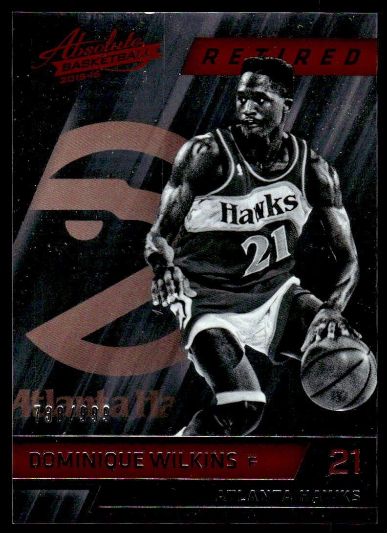 Dominique Wilkins Basketball ungraded Sports Trading Cards