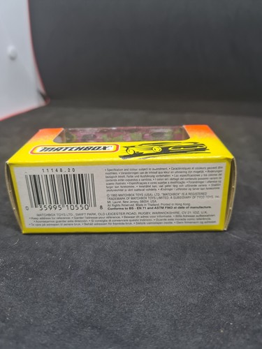 New And Sealed 1993 MATCHBOX Superfast # 48 PONTIAC FIREBIRD SE RACER Vintage - Picture 7 of 7