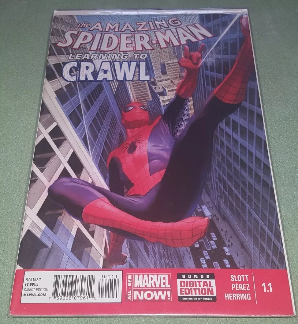 Amazing Spider-Man Learning to Crawl #1.1 – Alex Ross Art