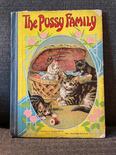 Rare Antique Copy of The Pussy Family by Charles E. Graham & Co - Bild 1 von 8