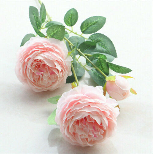 Artificial Flower Plant Grave Party Bridal Bouquet Stem Office Hotel Home Decor - Picture 58 of 120