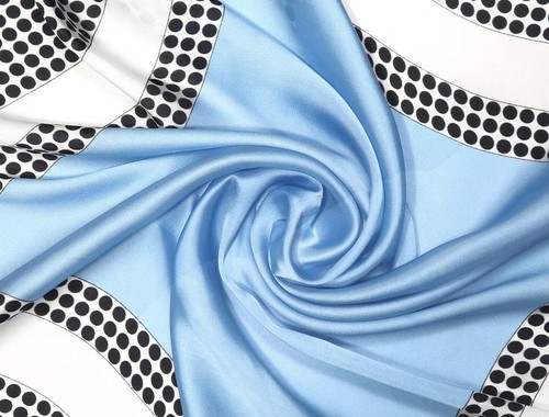 70cm Polka Dots Square Scarf Neck Scarves Kerchief Neckerchief Headband for W... - Picture 4 of 5