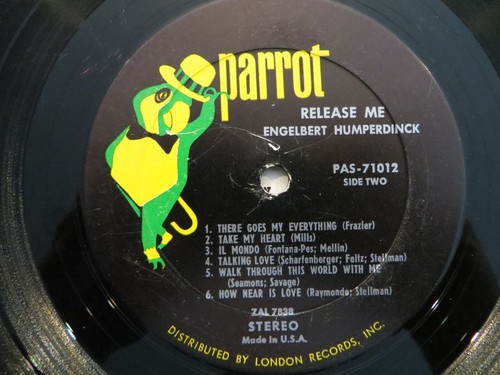 Engelbert Humperdinck – Release Me - 1967 - Parrot PAS 71012 Vinyl LP G+/VG - Picture 4 of 5