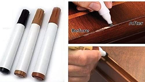 Touch up Marker Pen for Wood Floor Furniture Repair Light Medium and Dark Brown - Picture 11 of 13
