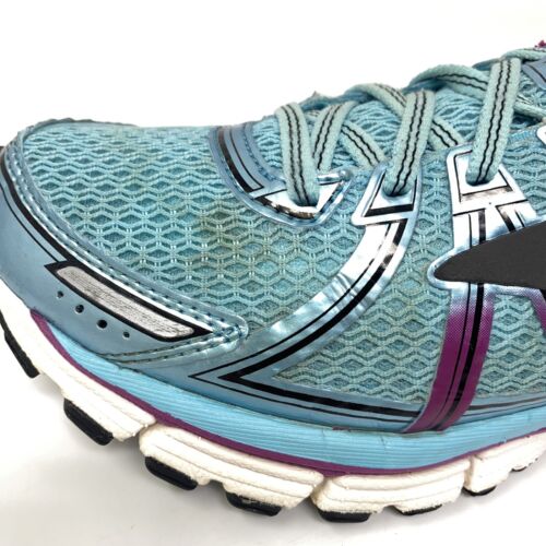 Brooks Adrenaline GTS 17 Running Shoes Sneakers Blue Purple Women's Sz 9 M (B) - Picture 4 of 12