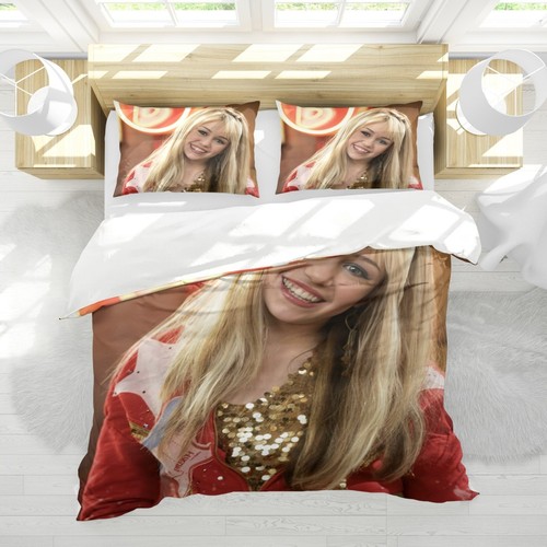 Hannah Montana Geschenk 1 Bettbezug 79*53 Zoll mit 2 Kissenbezügen 30"x 20", Nr - Bild 5 von 6