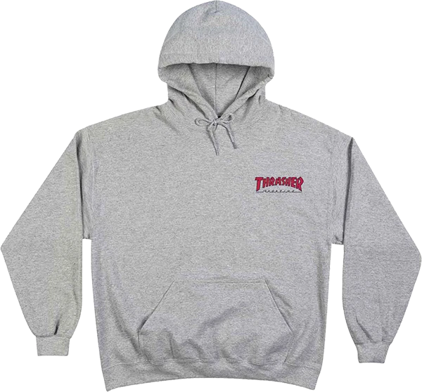 Large thrasher cheap hoodie