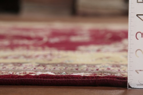 Red Floral Traditional 7x10 ft Area Rug Holiday Best Deal Living Room Rug - Picture 18 of 18