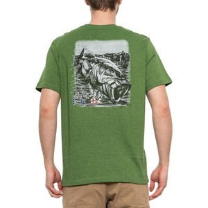 HUK Logo KC Scott Fishing Breathable Jumping Bass S//S T Shirt Choose Size//Color