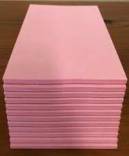 4' x 6' Pink Note/Memo Pads -  12 Pads  - 50 Sheets Per Pad
