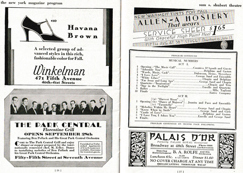 Sam S. SHUBERT THEATRE Program (The Silent House) c1928 MINT - Picture 6 of 8