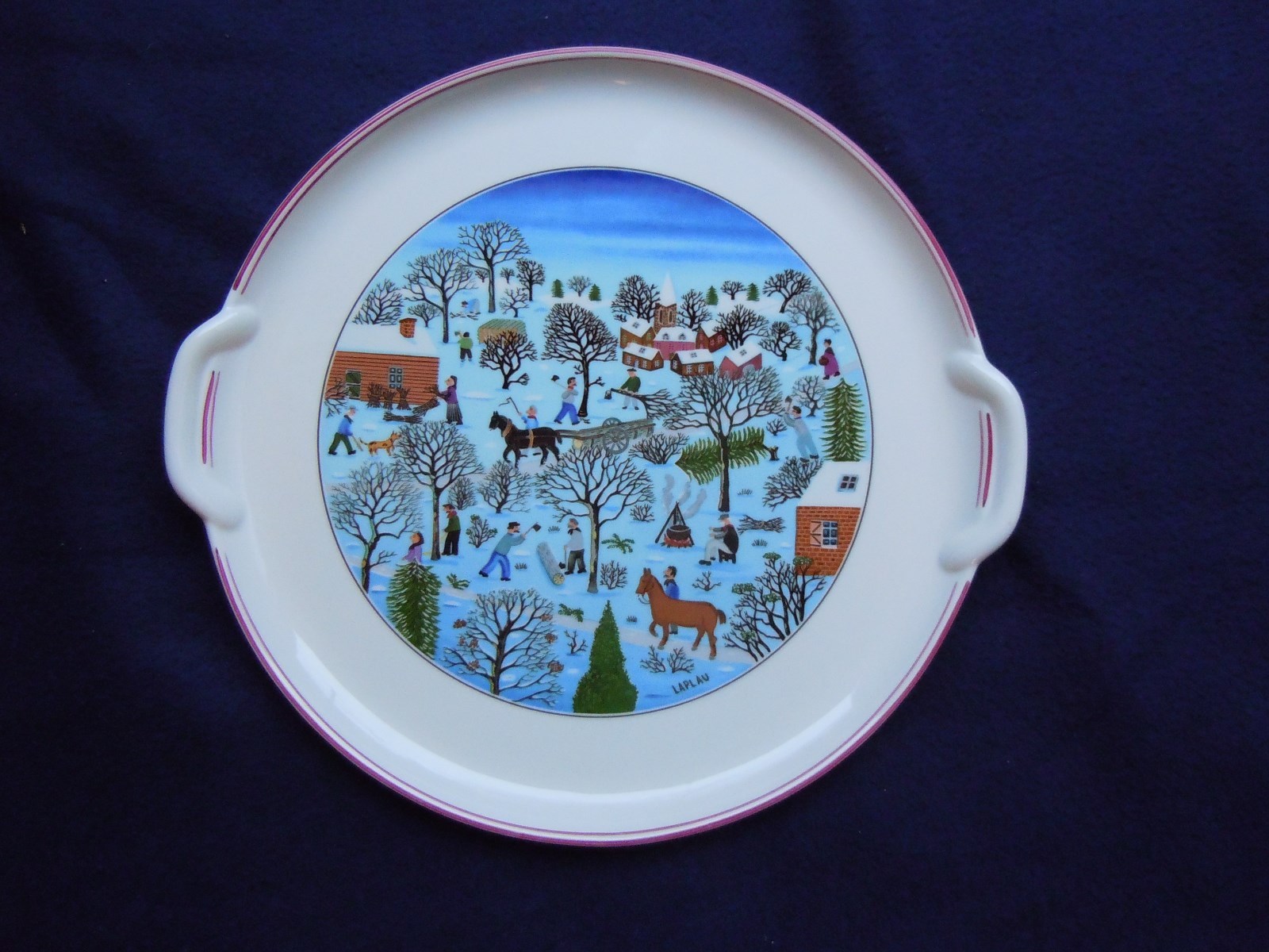 Villeroy e Boch naif Christmas torte PIASTRA CON MANIGLIE negozio online Villeroy e Boch naif Christmas torte torte torte PIASTRA CON MANIGLIE marchi di moda