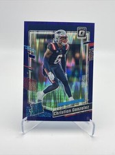 2023 Panini Donruss Optic Chrisian Gonzalez Rated Rookie RC Purple Shock Patriot