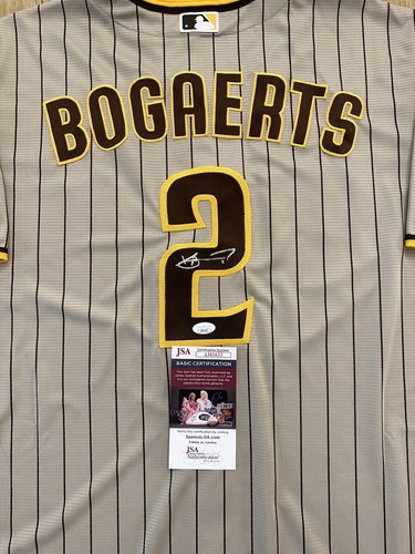 XANDER BOGAERTS Signed Authentic Rep Padres Jersey Autographed Auto + JSA COA - Picture 2 of 5
