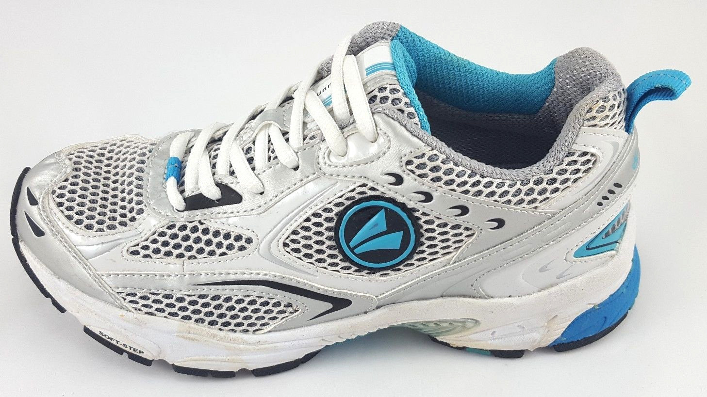 Jako Laufschuhe Race white silver blue Gr.37 NFreizeitschuh Turnschuh Jako Laufschuhe Race white silver blue Gr.37 NFreizeitschuh Turnschuh