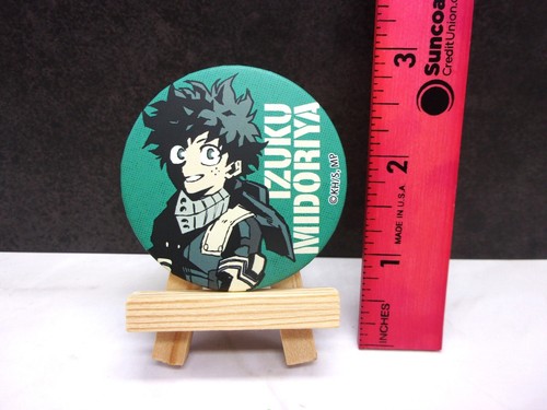 Izuku Midoriya - Flat Matte My Hero Academia Can Badge Button Pin Back - Japan - Imagen 3 de 3