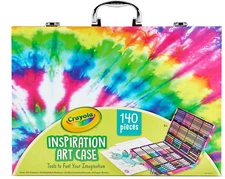 Crayola Inspiration Art Case 140ct Tie-Dye Coloring Set Kids Art Supplies Gift