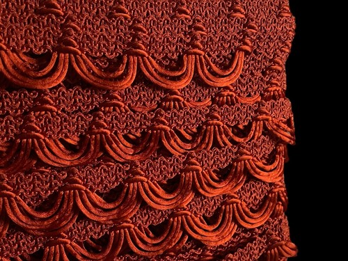Conso Collection 1.25” Loop Braid Trim Upholstery Drapery 10 Yards Burnt Orange - Picture 3 of 4
