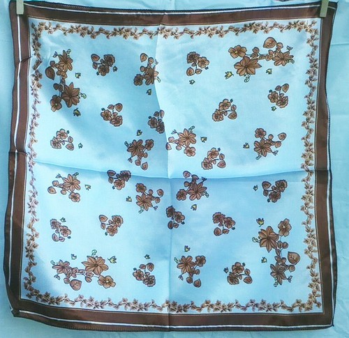 9 pc Wholesale 20"X20 silk like Scarf Wrap Ladies Shawl Girls Fashion Head Gear - Picture 15 of 15