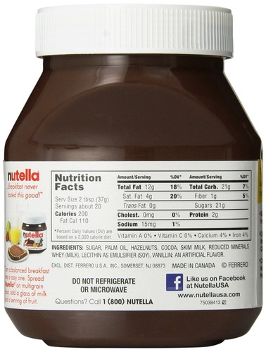Nutella, 26.5 Oz (Pack of 2) - Picture 2 of 4
