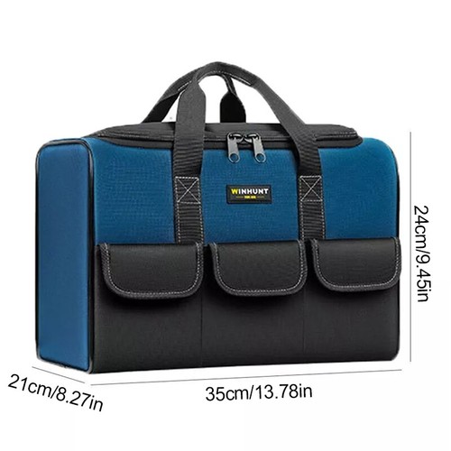 Large Oxford Tool Pouch Storage Carry Bag Portable Tool kit Heavy Duty Tool Case - Picture 13 of 14