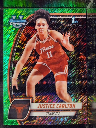 2024 Bowman Chrome U Basketball Parallels (Pick your Card) Green, Purple, Black - Picture 35 of 78