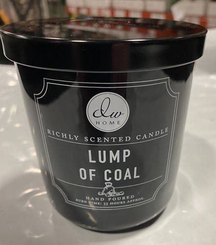 DW Home Richly Scented Candle Lump of Coal 33 hour Single Wick  9.69 oz - Picture 1 of 4