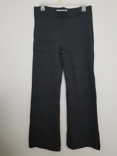 Betabrand Damen klassische Bootcut Yoga Anzughose, dunkelgrau Größe M Zierlich EUC