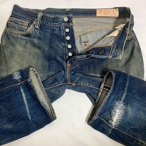 Vintage EVISU No.1 Special Lot.2000 Selvedge Denim Jeans W36 L35 Indigo - Picture 12 of 19