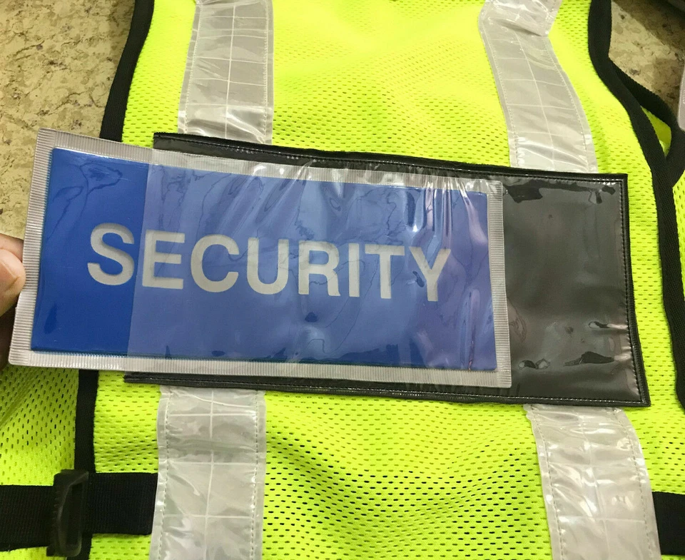 NUEVO Chaleco de Rescate de Seguridad Táctica Hi Viz Manejador de Perros Aplicación CCTV Reflectante Foto 2 de 2