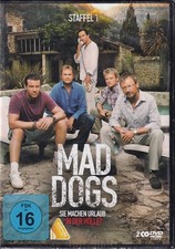 Mad Dogs 2x DVD Thriller Komplette Staffel Urlaub in der Hölle NEU FSK 16 #T981