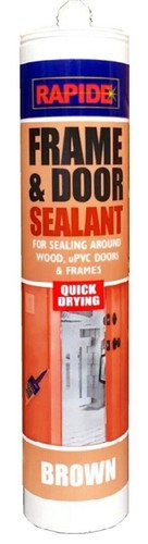 WATERPROOF SILICONE SEALANTS ALL PURPOSE ACRYLIC WHITE CLEAR BLACK BROWN NEW - 第 8/47 張圖片