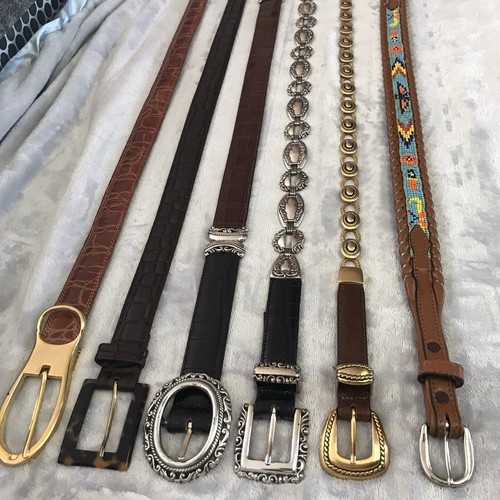 Women Leather Belts Brighton, Georgiou, Dun Dee Be
